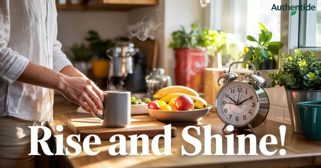"Rise and shine!"