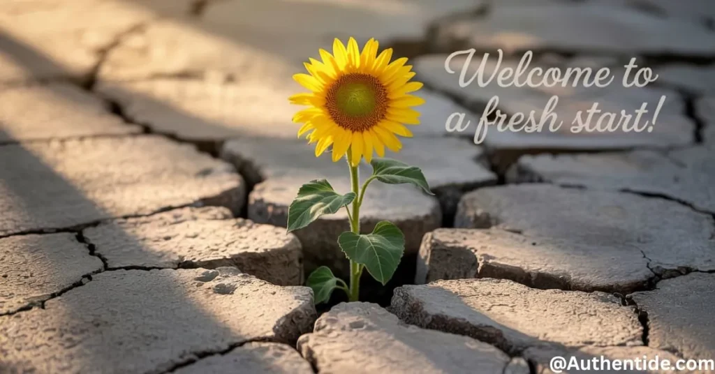  "Welcome to a fresh start!"