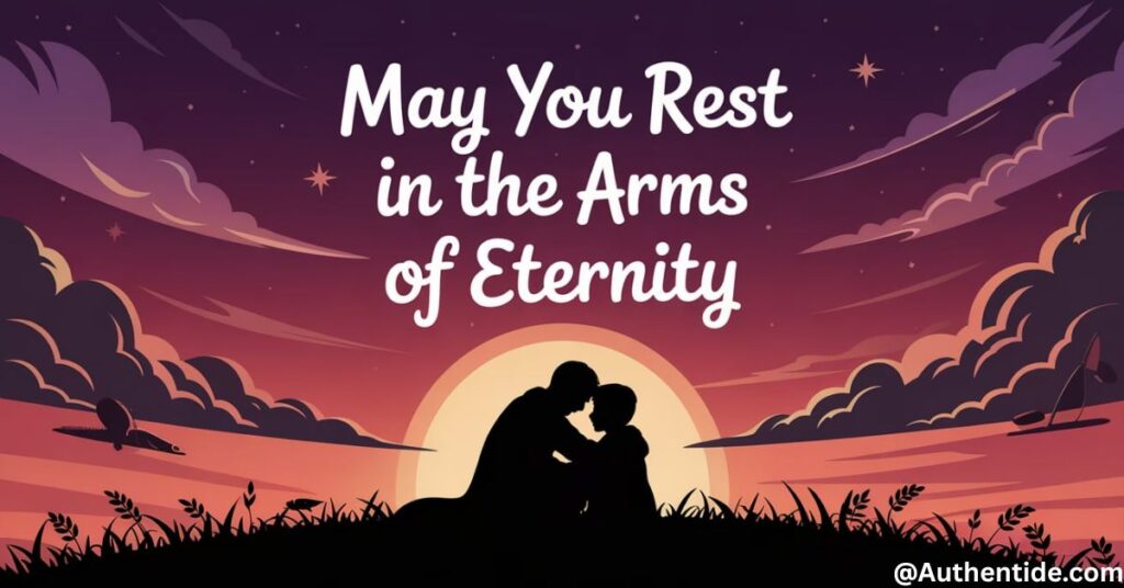 May You Rest in the Arms of Eternity