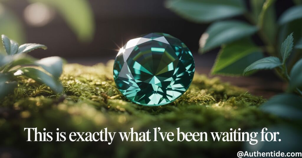 "This is exactly what I've been waiting for."