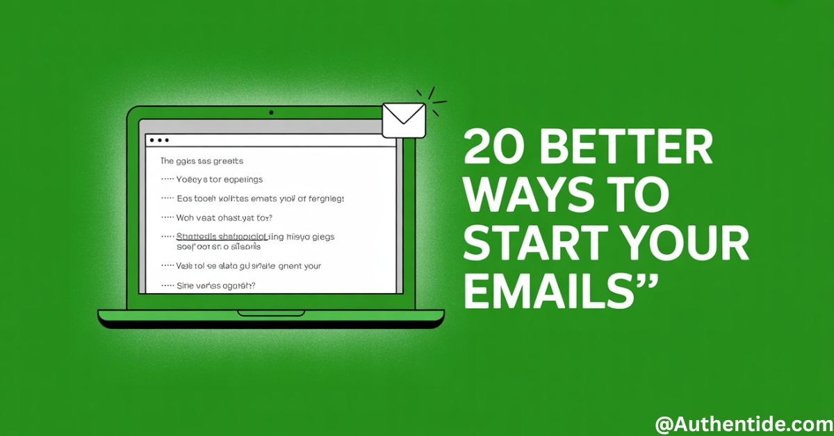 20 Best Alternatives to "I Hope This Email Finds You Well" (With Examples)