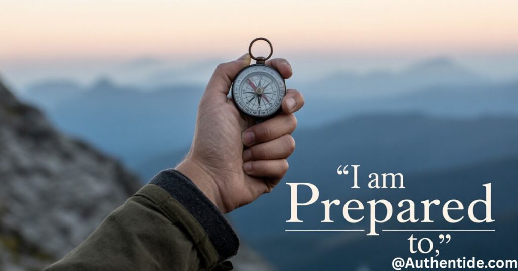  I am prepared to