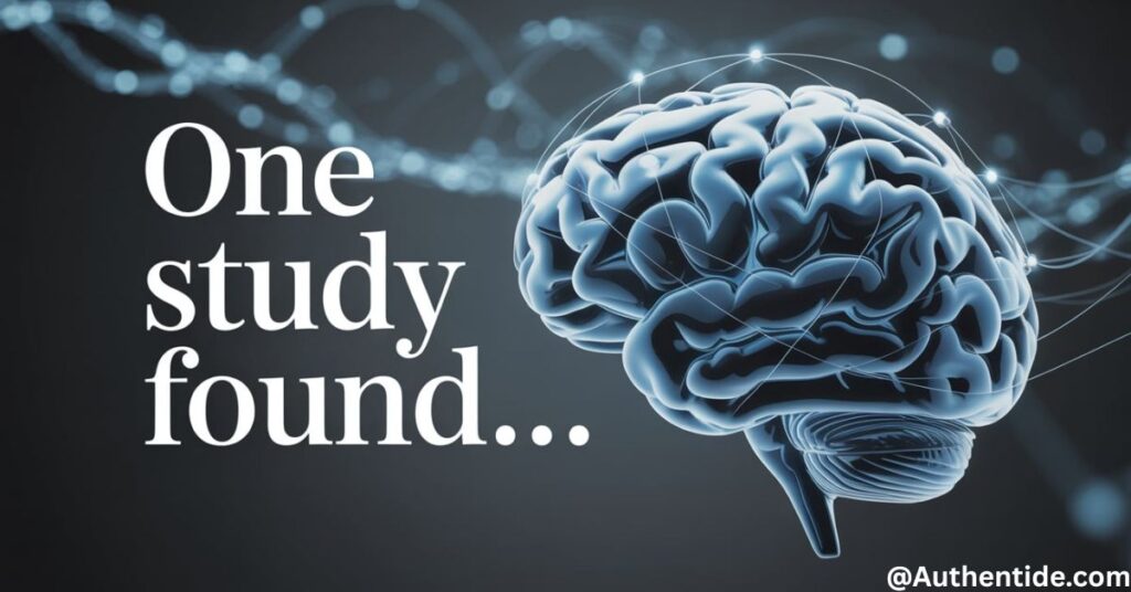 "One study found..."