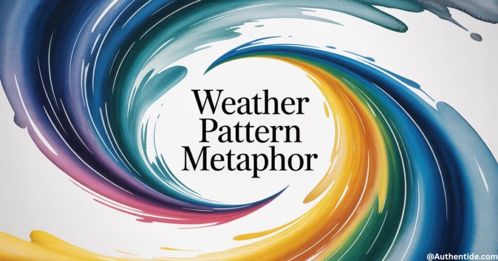 "Weather Pattern Metaphor"