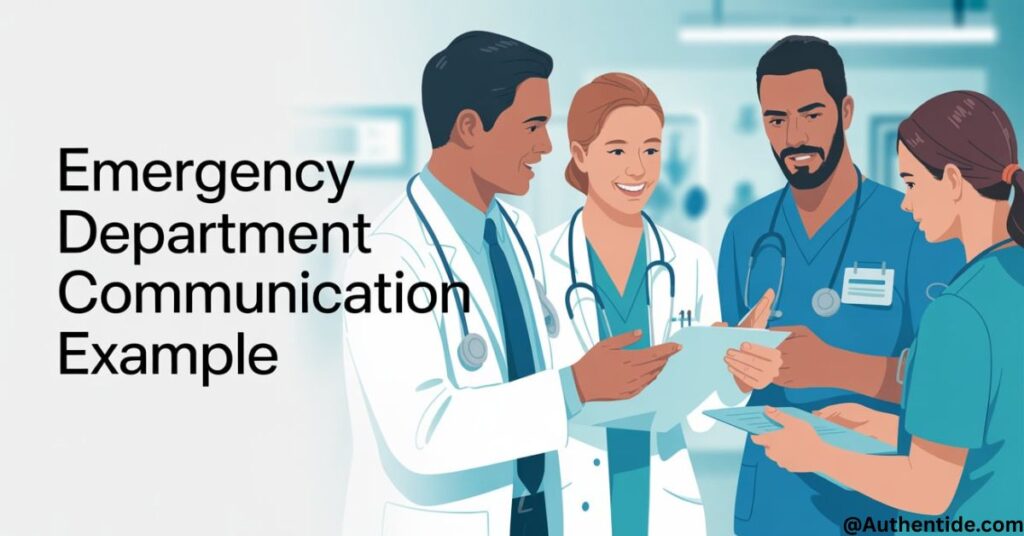 Emergency Department Communication Example