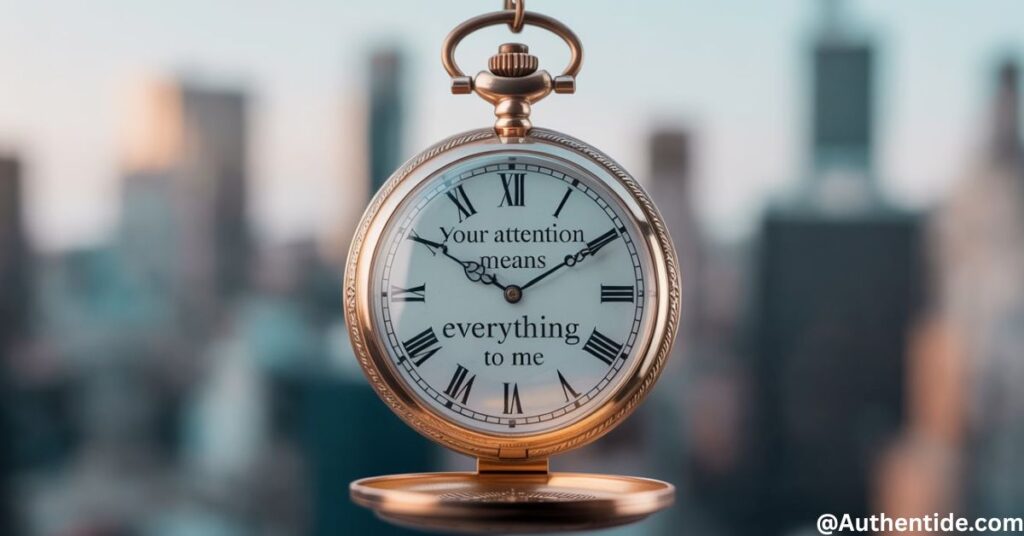 Your Attention Means Everything to Me
