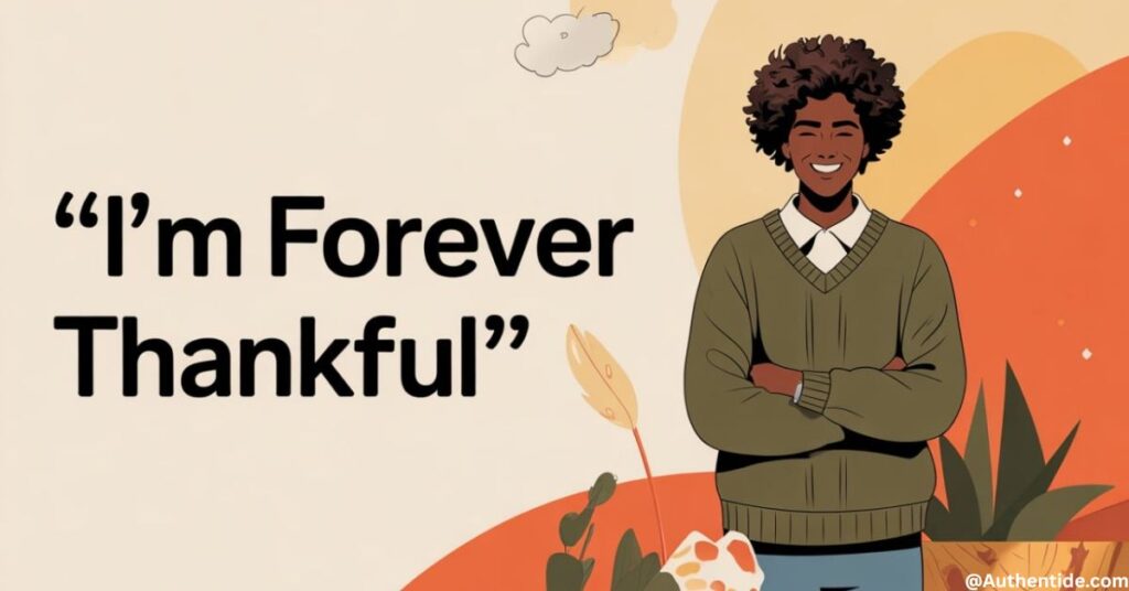 "I'm Forever Thankful"