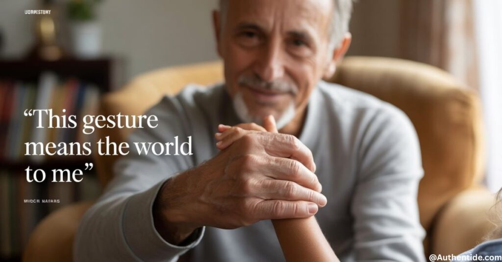 "This Gesture Means the World to Me"