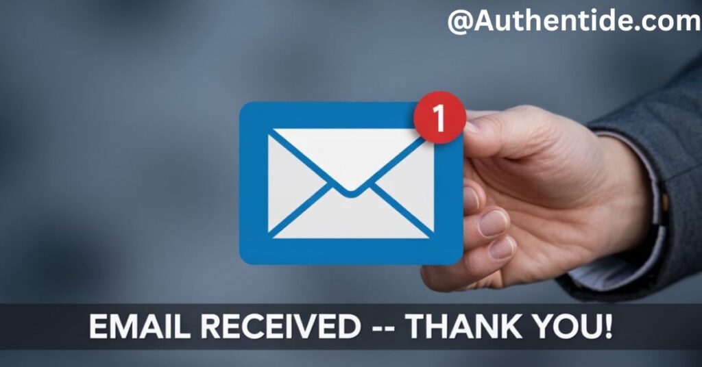 Email received — thank you!