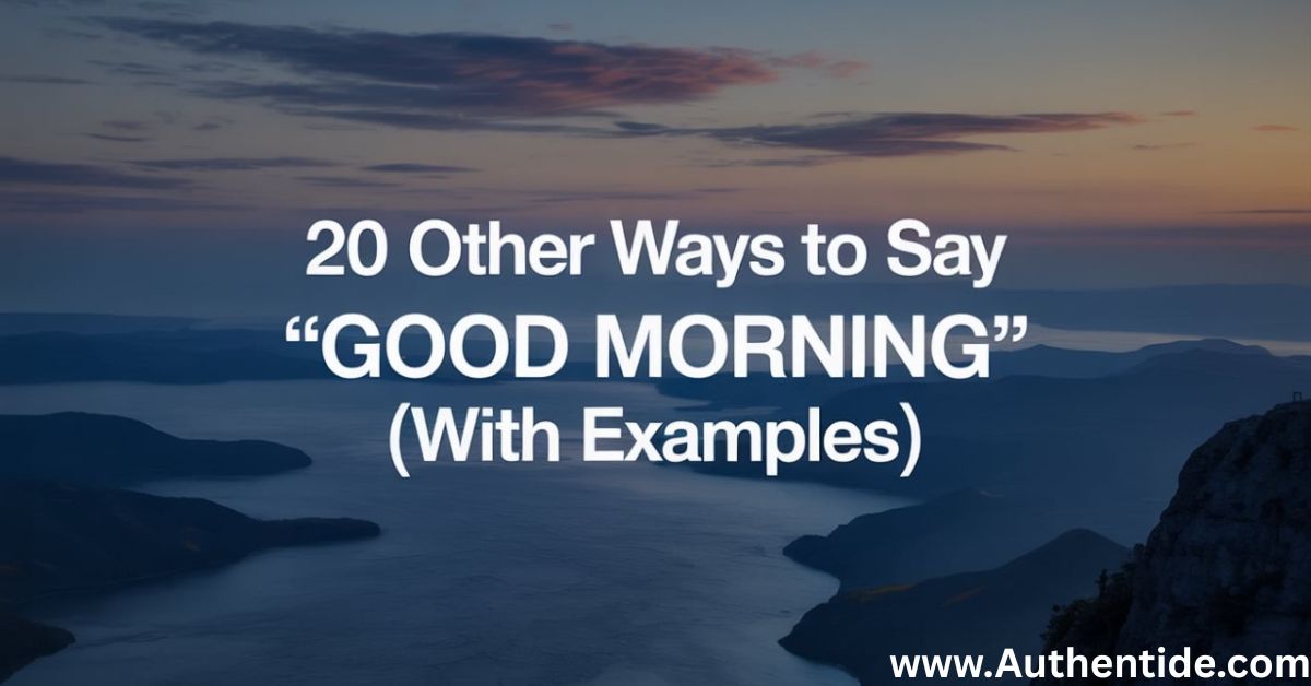20 Other Ways to Say ‘Good Morning’ (With Examples)