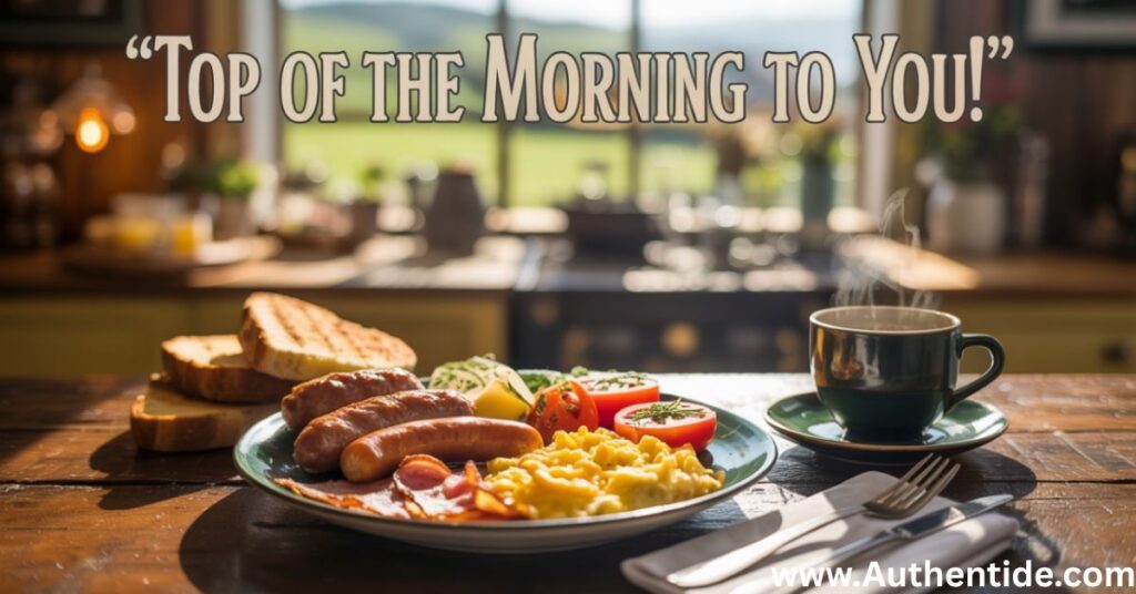 “Top of the Morning to You!”