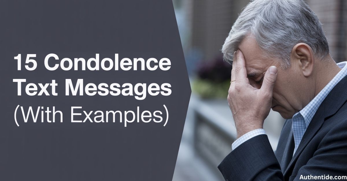 15 Condolence Text Messages (With Examples)