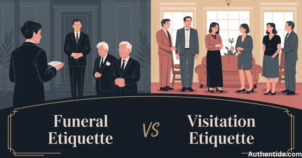 Funeral Etiquette vs Visitation Etiquette