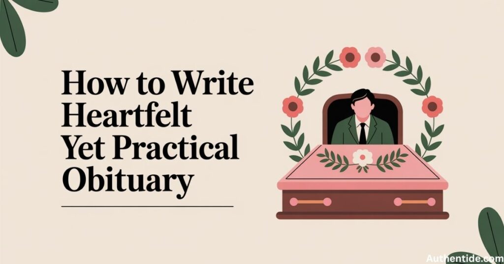 How to Write a Heartfelt Yet Practical Obituary