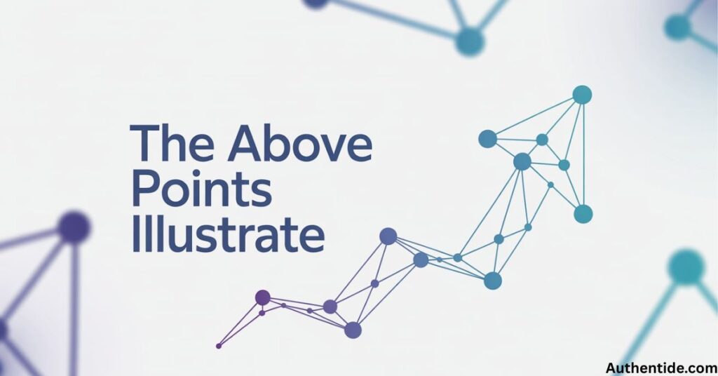 The above points illustrate