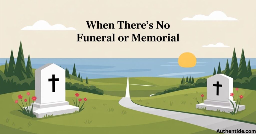 When There’s No Funeral or Memorial