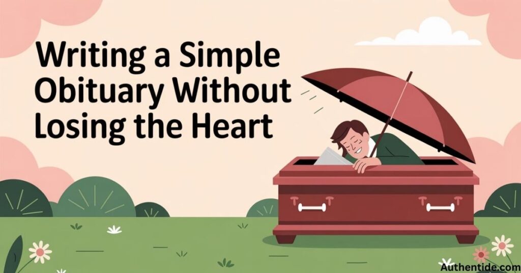 Writing a Simple Obituary Without Losing the Heart