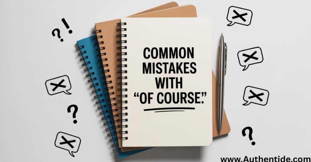 Common Mistakes with “Of Course”