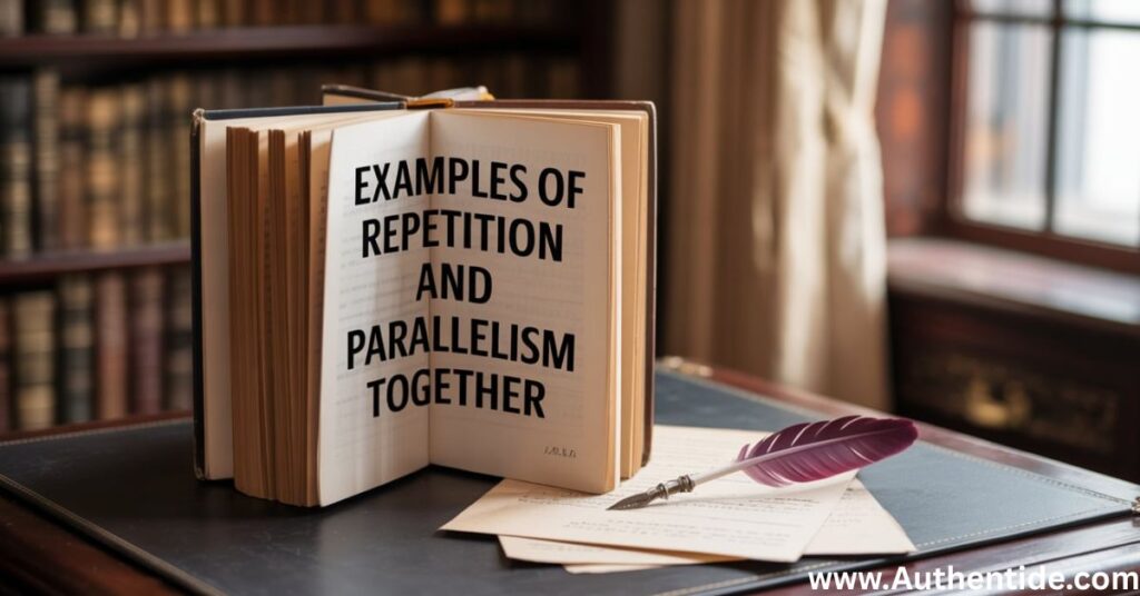 Examples of Repetition and Parallelism Together